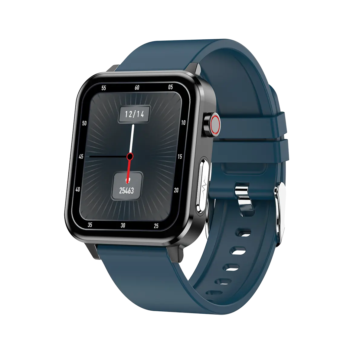 VE86 1.7 Inch HD Smartwatch Watch Blood Oxygen Body Temperature IP68 Waterproof Low Power TPU Strap Watch AI Medical Diagnosis