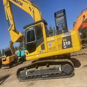 Machinerie de terrassement japonaise importée certifiée CE, excavatrice sur chenilles d'occasion Komatsu PC210, Komatsu PC210-8 à vendre - Product Image 2