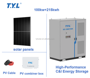 ระบบจัดเก็บพลังงานแบตเตอรี่ออลอินวัน 100kW215kWh สำหรับเชิงพาณิชย์และอุตสาหกรรม แบบตู้  ใช้งานร่วมกับระบบโซลาร์เซลล์และระบบไฟฟ้าสาธารณะ รุ่น T.Y.L-100KW/215KW - Product Image 2