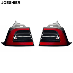 Accesorios para autos JOESHIER, luz trasera exterior de 3 pines para Tesla M3 US 17-20, conjunto de faros delanteros, luz diurna LED, lente de faro. - Product Image 2