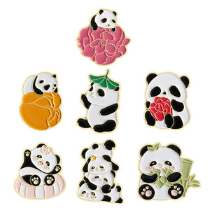 เข็มกลัดแฟชั่นรูปม้าแพนด้ายักษ์สไตล์จีน - Product Image 5