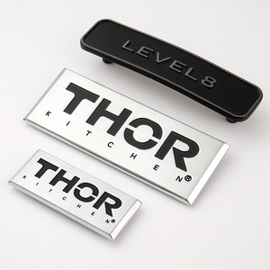 <span class=keywords><strong>Plaque</strong></span> métallique personnalisée avec logo en relief, étiquette métallique avec logo gravé, <span class=keywords><strong>plaque</strong></span> métallique pour bagages, valise, meubles, boîte cadeau - Product Image 1