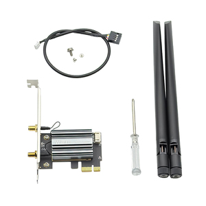 Adaptador PCIe Wifi7 <span class=keywords><strong>Bluetooth</strong></span> 5,4 2 en 1 2,4G/5G/6G Chip de alta velocidad 5800Mbps Tarjetas de red inalámbrica para escritorio - Product Image 5