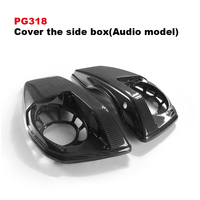 Accessoires X-TOP en fibre de carbone pour moto-Noir Compatible avec 2023 Road Glide CVO et 2024 Road Glide Retrofit/Upgrade