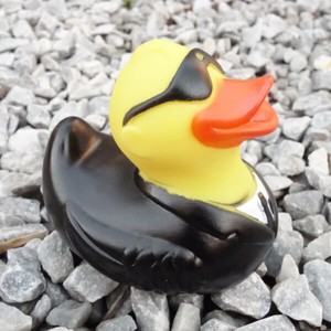 Biểu tượng tùy chỉnh 3 inch phong cách retro động vật cao su tắm nổi cao su tối Kính mát vịt cho bé thời gian tắm - Product Image 6