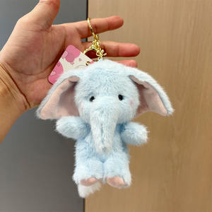 Llavero de Peluche de Elefante de 12 cm, Bonito y Suave, Muñeco de Peluche, Colgante para Bolso - Product Image 2