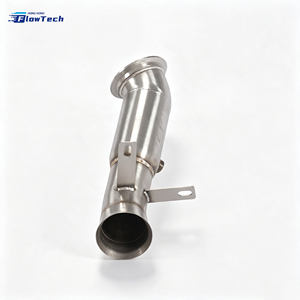 Kit de tuyau d'échappement en acier inoxydable 304 pour BMW F87 M2 F10 535i F22 M235i N55 3.0T, échappement haute performance avec bouclier thermique - Product Image 4
