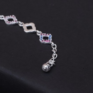 Modern <b>Silver</b> <b>Bracelet</b> Elegant Wrist Jewelry Accessory for Women and <b>Men</b> with Contemporary Fashion Appeal - Product Image 3