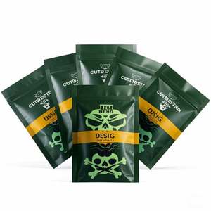 Petite pochette alimentaire debout zippée personnalisée de 3.5 oz Sacs en mylar anti-odeurs avec impression par gravure Emballage alimentaire pour animaux de compagnie à thermoscellage sur 3 côtés - Product Image 3