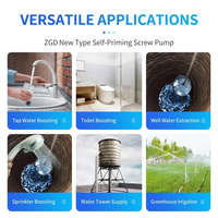 Pompa Booster Otomatis 220V untuk Pemanas Air & Peningkat Tekanan Air Keran Pompa Self-Priming
