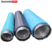 Tuyau flexible insonorisant en nanofibres pour silencieux acoustique de ventilation HVAC et de canalisations d'extraction silencieuses