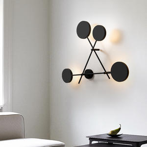 Applique murale LED nordique contemporaine pour salon, chambre à coucher, couloir, design minimaliste tendance, unique et moderne - Product Image 5