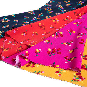 Tessuto in Maglia di Poliestere e Cotone Stampato Colorato Personalizzato all'Ingrosso, MOQ Ridotto, Tessuto <span class=keywords><strong>100</strong></span>% <span class=keywords><strong>Rayon</strong></span> - Product Image 2