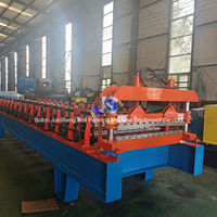 Máquina de fabricación de láminas de techo trapezoidal de alta calidad, máquina de fabricación de láminas de hierro corrugado