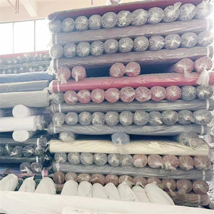 बेडशीट माइक्रोफाइबर फैब्रिक के लिए सबसे अच्छी कीमत पर थोक 100% पॉलिएस्टर ब्रश सादा रंगा हुआ - Product Image 4