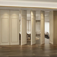 Paravent pliable moderne avec panneaux en MDF - Écran de confidentialité modulaire portable pour la maison, le salon, la chambre à coucher et les petits appartements