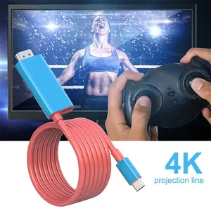 USB 3.1 نوع C USB-C إلى HDTV محول فيديو تحويل الترا HD 1080P 4k كابل شحن سامسونج ماك بوك Xiaomi التبديل