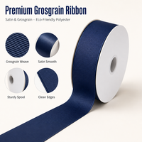 Ruban gros-grain épaissi 370, ruban d'étiquetage, rouleau de 100 yards, ruban de sublimation pour la danse, couleurs unies, haute ténacité, directement de l'usine