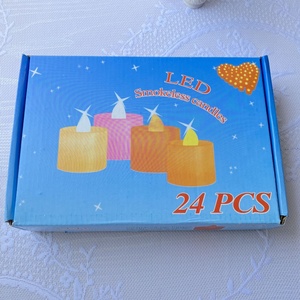 Luxury Led <b>Tea</b> <b>Light</b> Candles Battery Operated Flameless Mini Candle Gift Bar Home Wedding Decor Electric Pillar Aura Candles - Product Image 4