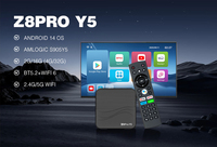 Boîtier OTT 4K HDR Android 14 Z8 Pro Y5 4G 32G avec processeur Amlogic S905Y5 Quad Core ARM Cortex-A55 et BT5.0 – Meilleures ventes