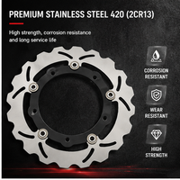 Nouveau disque de frein avant 282 mm pour Yamaha MT-07 Tracer MT07TRA 2016-2022 en acier inoxydable pour moto