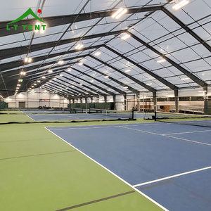 Carpa Poligonal para Cancha de Tenis con Estructura de Aleación de Aluminio y Tela de PVC Impermeable para Cubrir Campos de Pádel y Fútbol - Product Image 1
