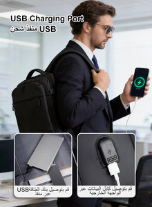 Bolsa de Viaje de 17 Pulgadas para Hombre y <span class=keywords><strong>Mujer</strong></span>, Gran Capacidad, Expandible, Impermeable, Reforzada, Mochila para Portátil, Negocios, Senderismo - Product Image 4