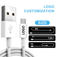 Câble de chargement USB pour petits appareils électroménagers, interface Android en cuivre pur, ensemble de câbles de données en option