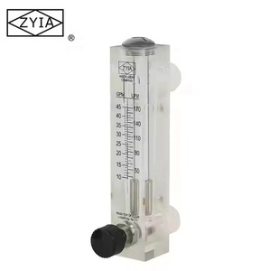 مستشعر ضغط الهواء والماء من الأكريليك LZM للتركيب على اللوحة، منظم تدفق من الفولاذ المقاوم للصدأ والبلاستيك، متوافق مع الغاز/السوائل، تصنيع حسب الطلب - Product Image 1