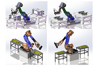 Máquina de soldadura láser de brazo robótico automático de 6 ejes para robots colaborativos programables de acero de aluminio estación de trabajo de soldador