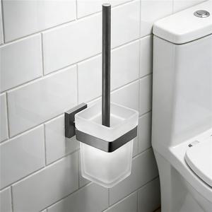 Toallero de hierro fundido gris, instalación en pared, diseño moderno, accesorios de baño fáciles de limpiar - Product Image 4