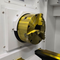 Tour CNC horizontal automatique robuste CK6150 à 2 axes avec contrôleur GSK FANUC en option