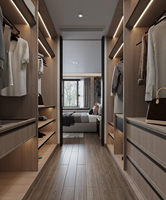 Armoires modernes en bois massif personnalisables - Meubles de rangement écologiques pour chambre à coucher, salon, bureau à domicile, salle à manger, salle de sport, école