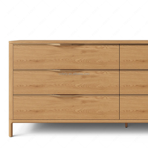 FERLY Gran Oferta Nuevo Diseño Moderno Americano Muebles de Sala de Estar Juego de Cómoda de Roble con 6 Cajones - Product Image 4