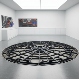 Горячая распродажа: Платформа-поворотник для автомобилей, сверхмощная, с сертификатом CE - Product Image 5