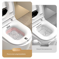 1 siège de bain de siège vaginal Yoni pour vapeur, pour utilisation au-dessus des toilettes, contre l'inflammation gynécologique, la prostatite et les hémorroïdes