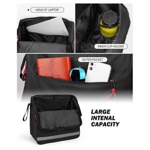 Bolsa de Almacenamiento Colgante para Silla de Ruedas, de Gran Capacidad, Rectangular, con Gancho, de Tela de Poliéster, para Viajes - Product Image 1