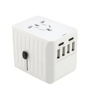 Tất cả trong một phích cắm chúng tôi UK AU EU Adapter PD nhanh chóng ổn định cao sạc trên toàn thế giới AC ổ cắm cắm an toàn sạc du lịch