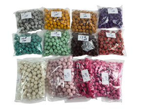 Couleur personnalisée faite à la main 1.5 cm 2 cm 2.5 cm 3 cm boules de feutre de laine guirlande feutre <span class=keywords><strong>pompon</strong></span> chaîne décoration de noël - Product Image 6
