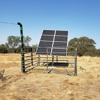 Pompe à eau solaire submersible en acier inoxydable à moteur CC sans balais haute pression OEM pour l'irrigation agricole