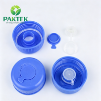 Tapa de Sellado a Prueba de Fugas de 55 mm, Tapa Inteligente de Plástico para Botellas de Agua Pura de 18.9 L, 19 L, 20 L y 5 Galones
