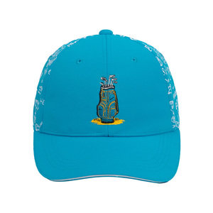 Casquette de baseball et de golf personnalisée Handee à 6 panneaux, logo brodé, respirante, imperméable, en sergé de coton, ajustement réglable pour le sport et usage quotidien - Product Image 2