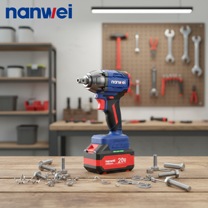 Avvitatore a Impulsi Senza Fili con Batteria al Litio 350 N.<span class=keywords><strong>M</strong></span>, Motore Brushless, Chiave Elettrica con Luce di Lavoro - Product Image 1