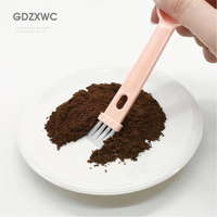 Nouvelle brosse de nettoyage pour cuillère doseuse en plastique PP, conviviale, pour café et huile, conception 2-en-1, graduations 2 grammes 3 ml, gadget de cuisine