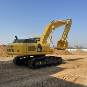 Excavatrice Komatsu PC300-7 d'occasion, 30 tonnes, moteur SAA6D114E, faible nombre d'heures, pompe à engrenages pour travaux de construction à Shanghai - Product Image 1