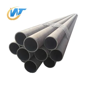 Tubo redondo de acero al carbono sin costura, tubo de acero al carbono sin costura de 8 pulgadas para tuberías de petróleo y gas