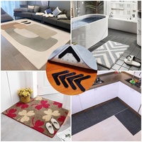 Autocollant Double face pour tapis, 12 pièces, antidérapant, bande antidérapante pour tapis