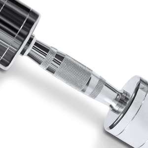 Haltère en acier électro-plaqué <span class=keywords><strong>JLW</strong></span> pour usage commercial, unisexe, couleur argent, gamme de poids de 1 kg à 10 kg, entraînement du corps entier, tailles personnalisées - Product Image 2