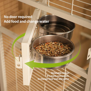 กรงนกขนาดใหญ่แบบพาโนรามาใหม่คลาสสิกกรงนกแก้วขนาดใหญ่กรงสัตว์เลี้ยง - Product Image 5