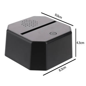 Base de lampe Led en acrylique avec bluetooth, musical 3D, bluetooth, Rechargeable, USB, éclaire à distance - Product Image 1